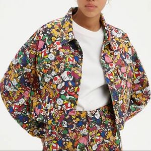 Levi’s x Super Mario Cropped Dad Trucker Jacket